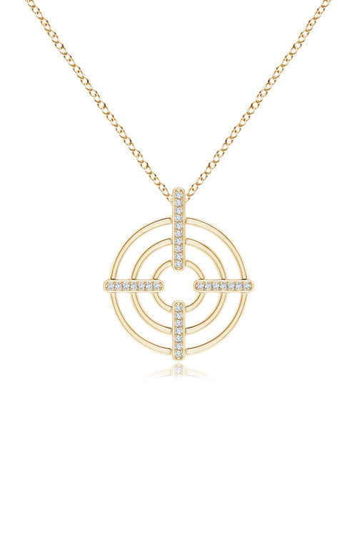 Buy Infinity Concentric Circle 14K Gold Pendant Necklace in 14K Yellow Gold Online 14K Yellow Gold Natori