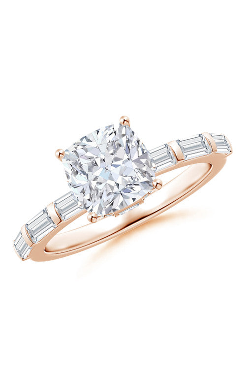 Buy Orient Express Lab-Grown 14K Gold & Cushion Diamond Solitaire Ring in 14K Rose Gold Online 14K Rose Gold Natori