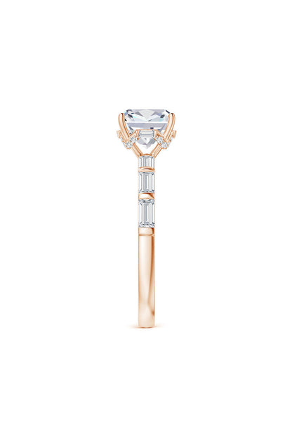 Buy Orient Express Lab-Grown 14K Gold & Cushion Diamond Solitaire Ring in 14K Rose Gold Online 14K Rose Gold Natori