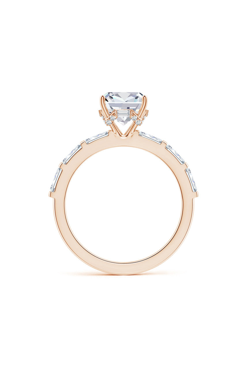 Buy Orient Express Lab-Grown 14K Gold & Cushion Diamond Solitaire Ring in 14K Rose Gold Online 14K Rose Gold Natori