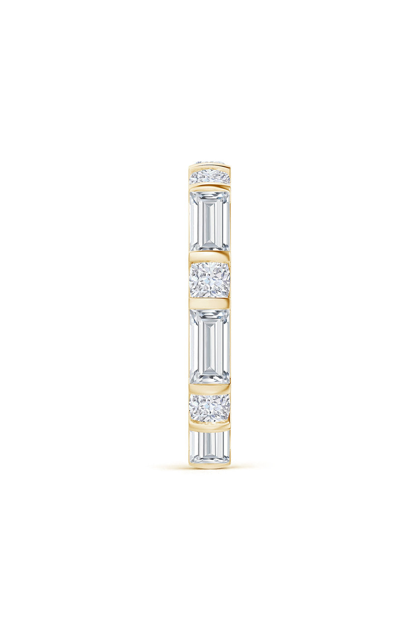 Buy Orient Express Lab-Grown 14K Gold Baguette & Cushion Diamond Eternity Band in 14K Yellow Gold Online 14K Yellow Gold Natori