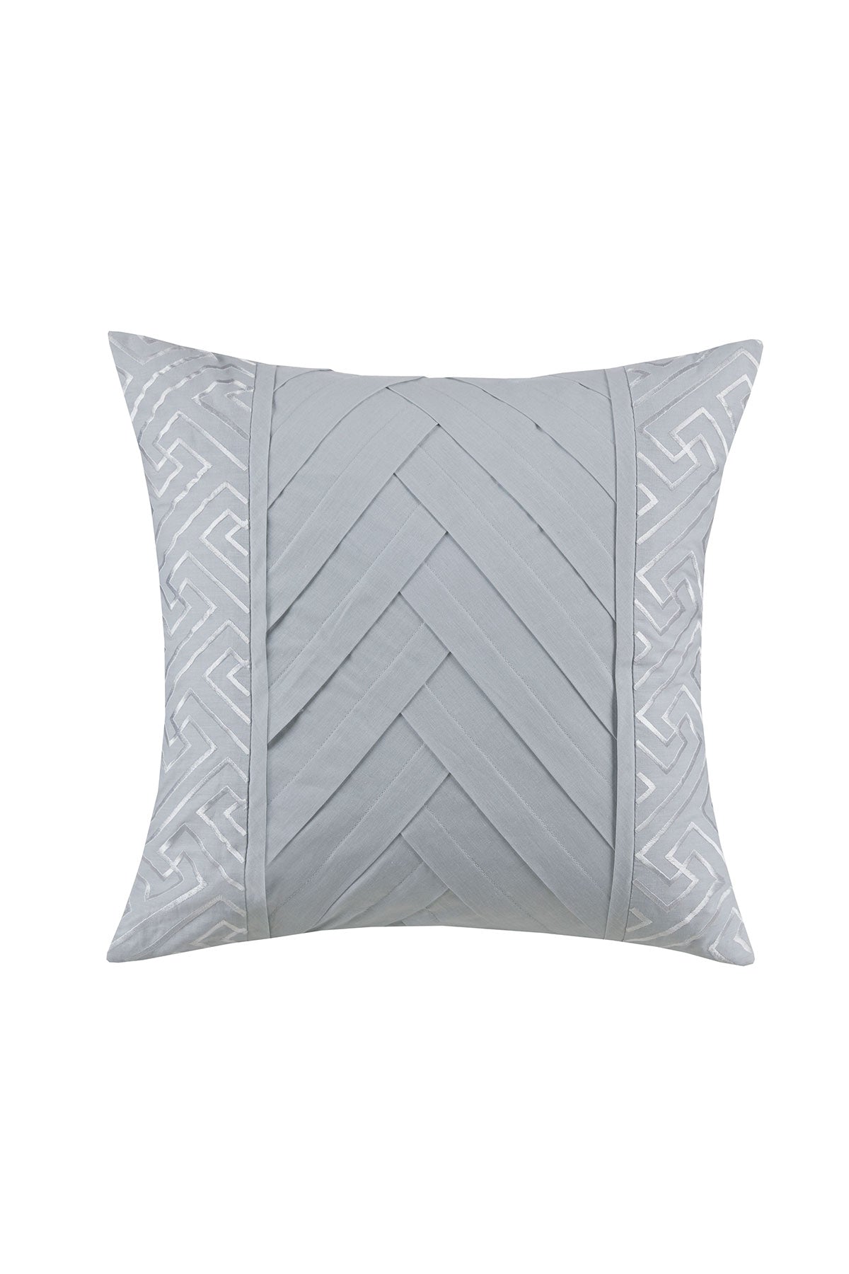 Dreamscape Embroidered 4 Piece Comforter Mini Set Dove Gray Natori