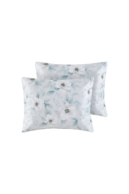 Eternal Blossom 4 Piece Comforter Mini Set Blue Natori