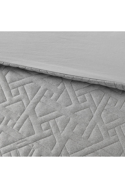 Buy Origami 3 Piece Grey Comforter Mini Set in Grey Online Grey Natori