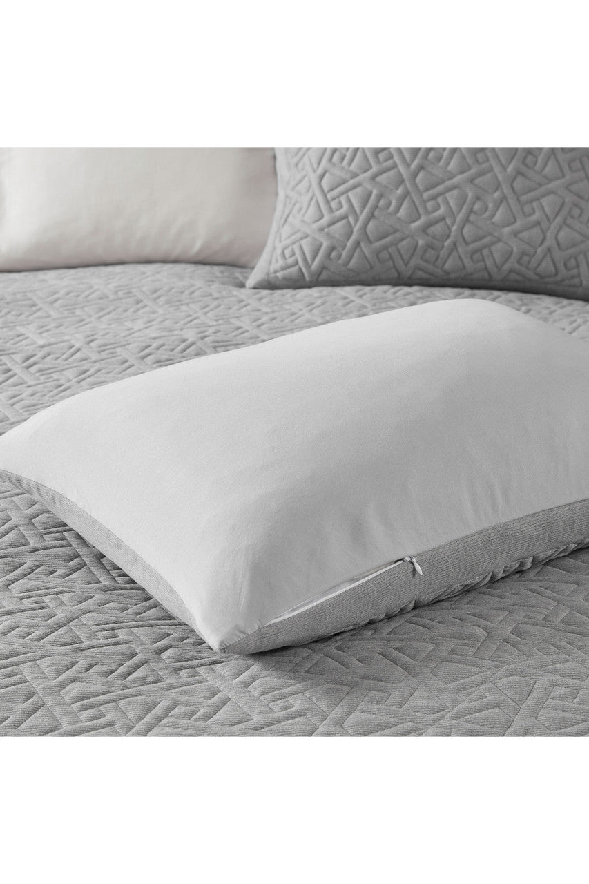 Buy Origami 3 Piece Grey Comforter Mini Set in Grey Online Grey Natori