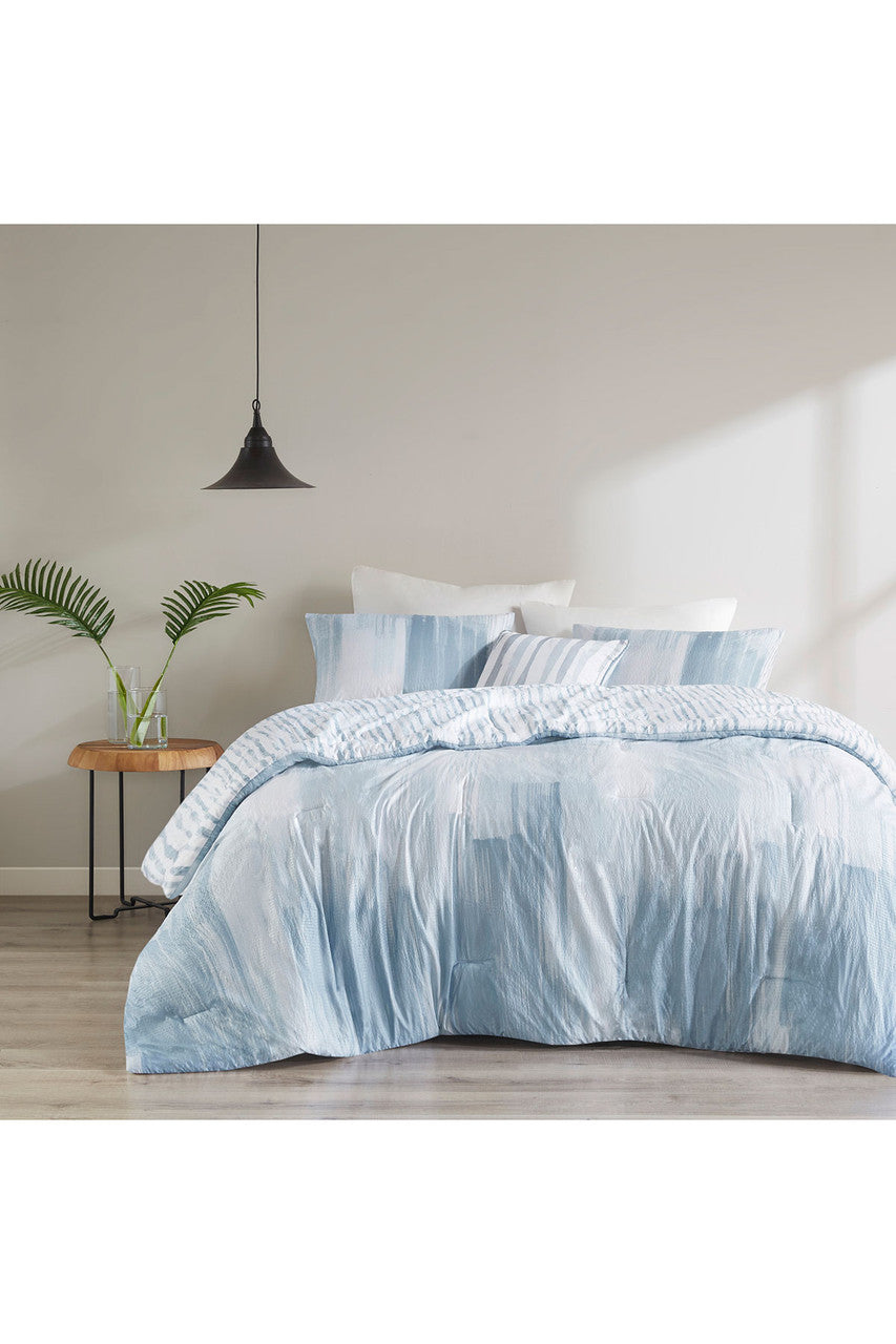 Buy Brushstroke 4 Piece Comforter Mini Set in Multi Online Multi Natori