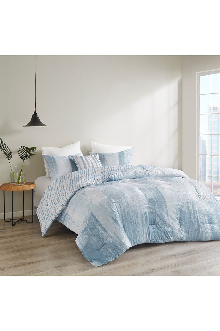 Buy Brushstroke 4 Piece Comforter Mini Set in Multi Online Multi Natori