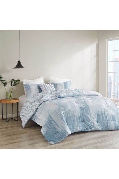 Buy Brushstroke 4 Piece Comforter Mini Set in Multi Online Multi Natori