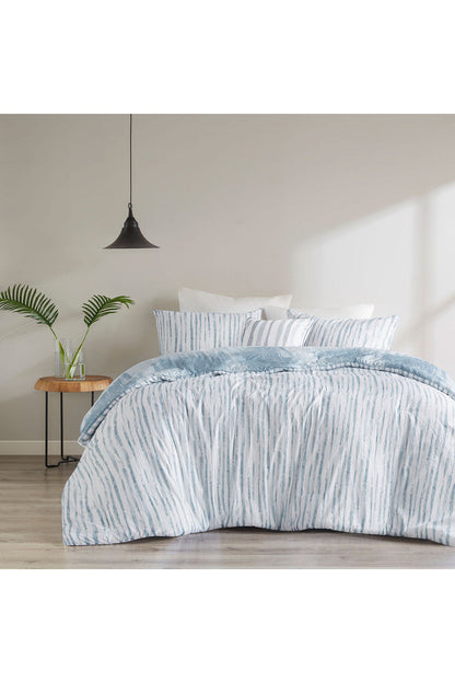 Buy Brushstroke 4 Piece Comforter Mini Set in Multi Online Multi Natori