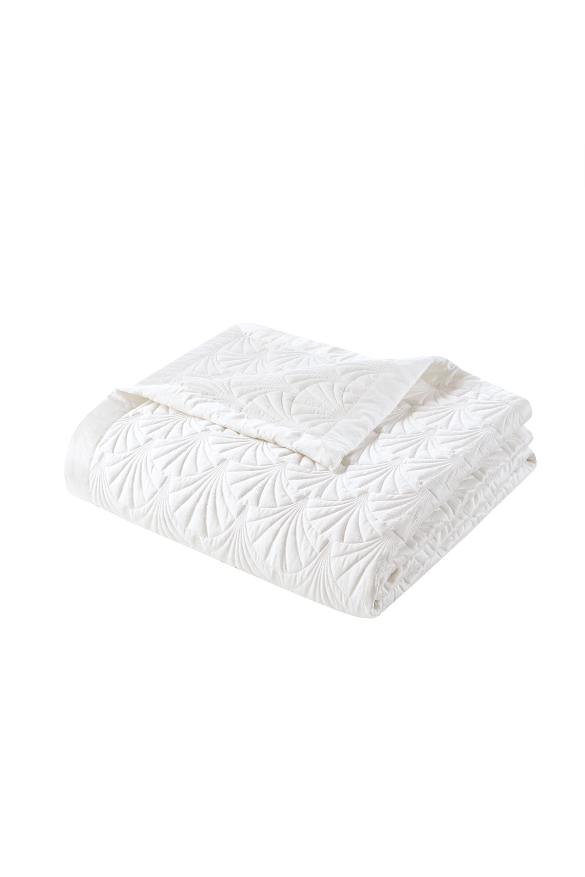 Jeju Embroidered 3 Piece Quilt Mini Set Ivory Natori