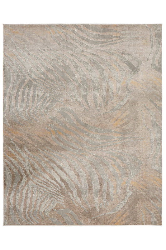 Buy Serengeti- Neutral Zebra Rug in Grey Online Grey Natori