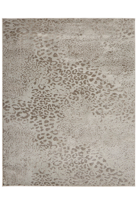 Buy Serengeti- Grey Leopard Rug in Grey Online Grey Natori