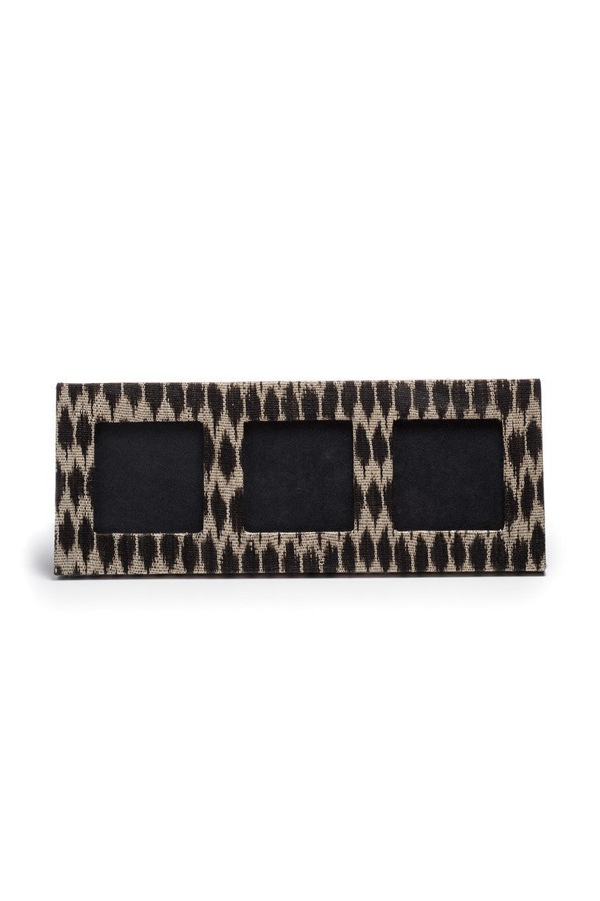 Buy Davao Triple Photo Frame in Brown Online Brown Natori