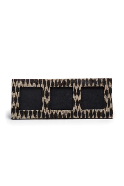 Buy Davao Triple Photo Frame in Brown Online Brown Natori