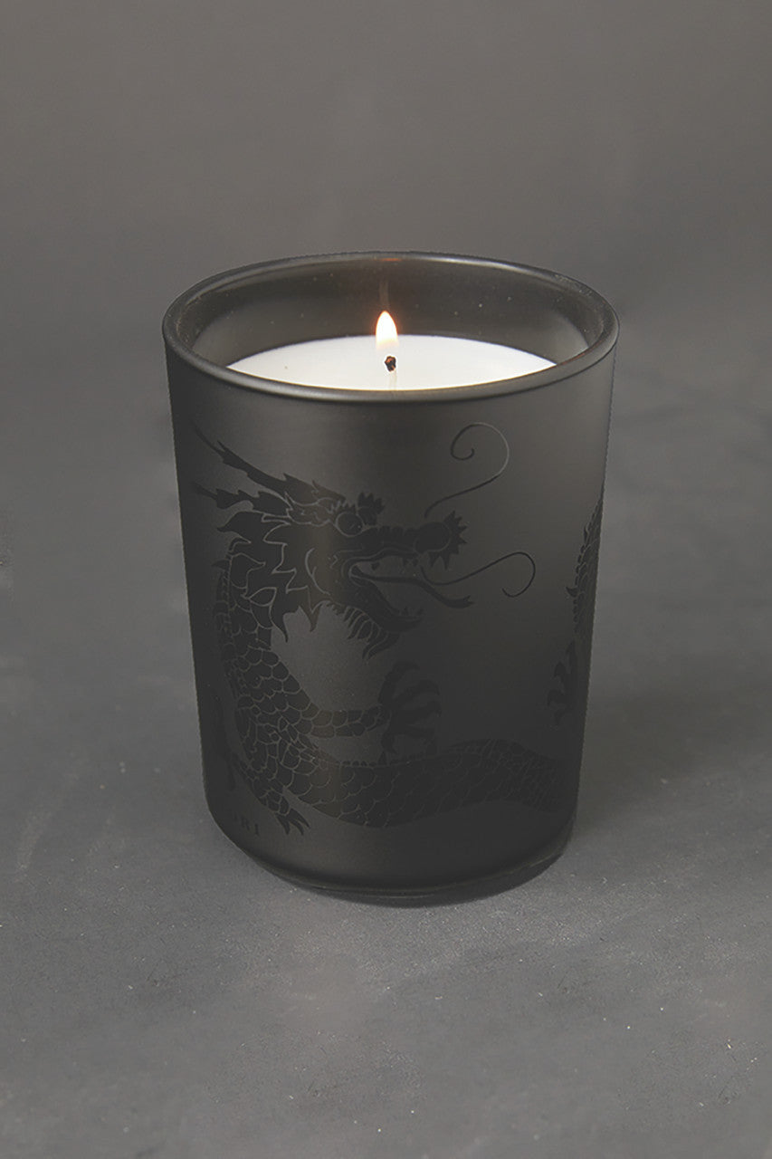 Buy Dragon Etched Candle in Black Online Black Natori