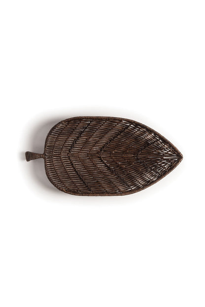 Buy Maranao Leaf Tray in Brown Online Brown Natori
