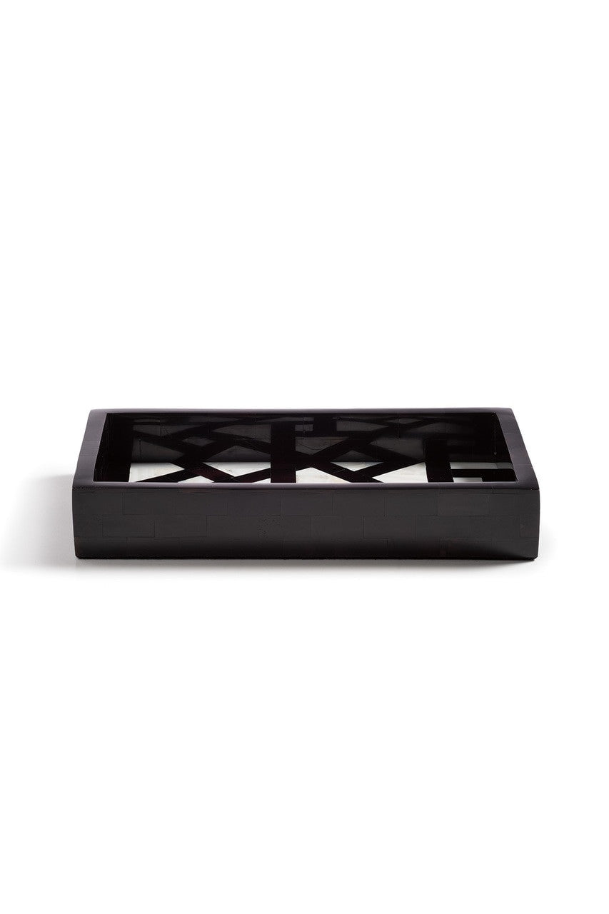 Buy Mindoro Small Tray in Black & White Online Black & White Natori