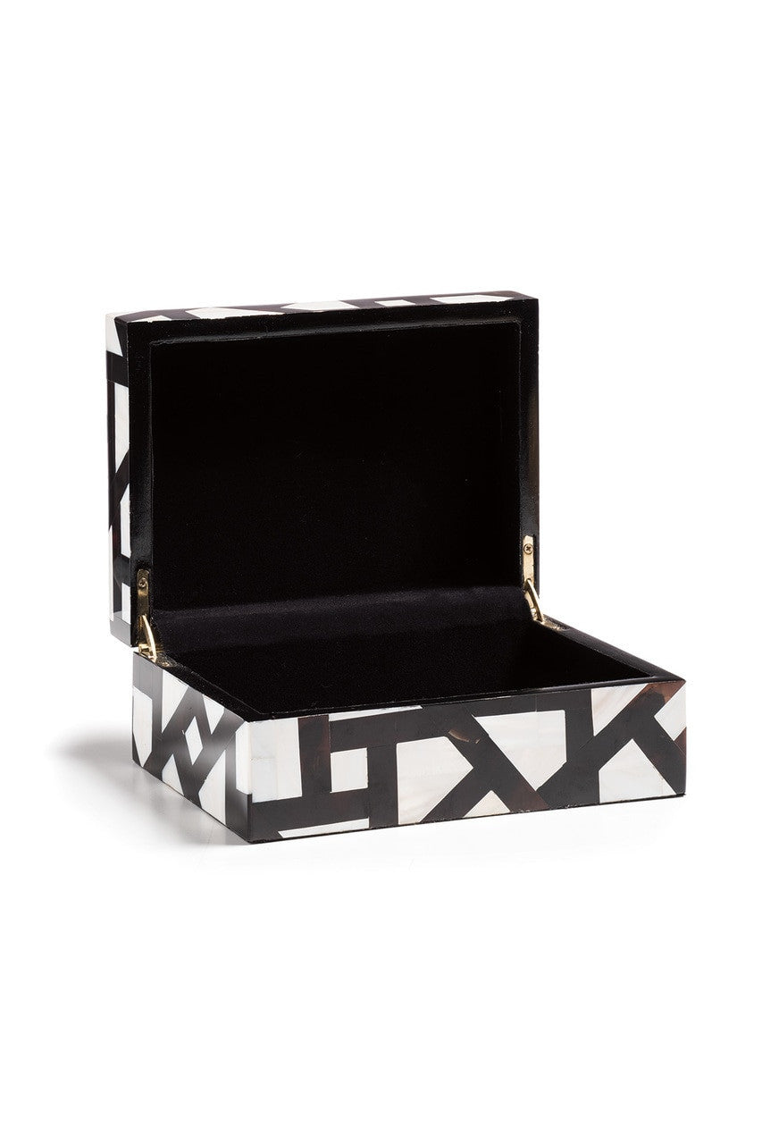 Buy Mindoro Box in Black & White Online Black & White Natori
