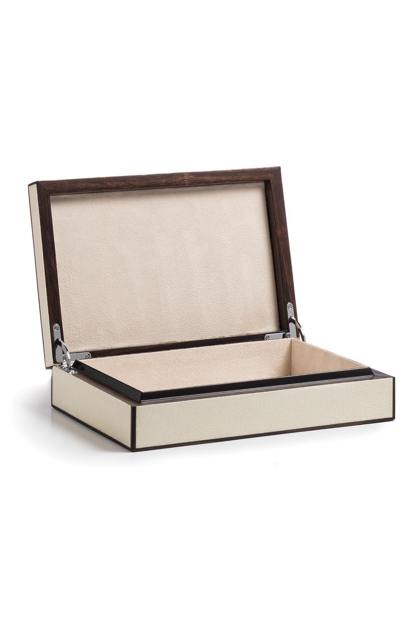 Buy Shagreen Dragon Box in White W/ Black Online White W/ Black Natori