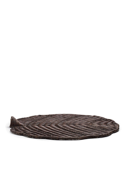 Buy Maranao Circle Leaf Tray in Brown Online Brown Natori