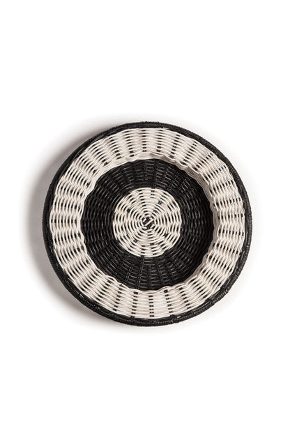 Buy Maranao Circular Stripe Tray in Brown Online Brown Natori