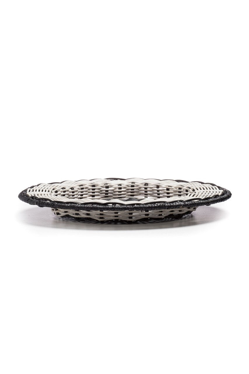 Buy Maranao Circular Stripe Tray in Brown Online Brown Natori