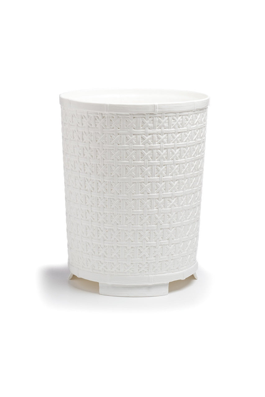 Buy Cagayan Wastebasket in White Online White Natori