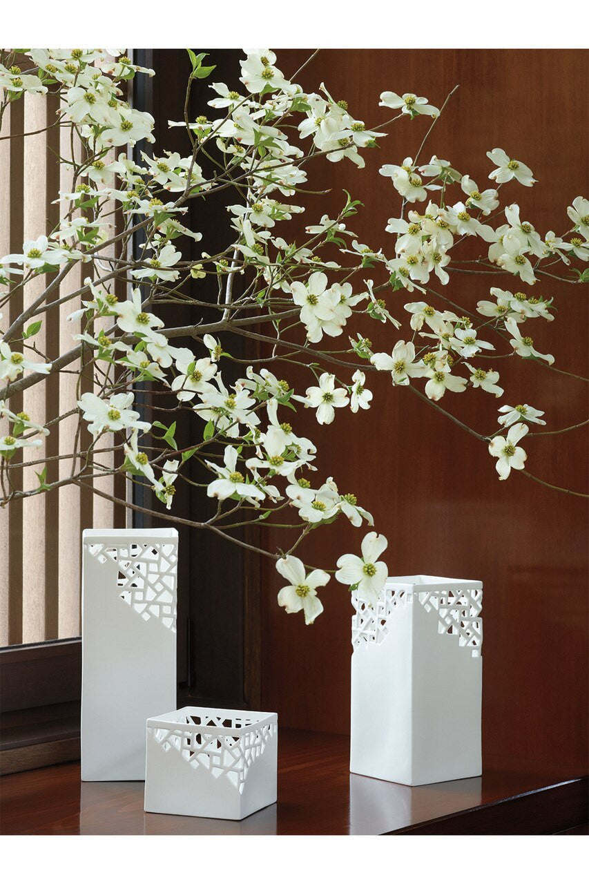 Buy Cagayan Small Vase in White Online White Natori