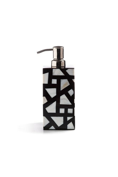 Buy Mindoro Soap Dispenser in Black & White Online Black & White Natori