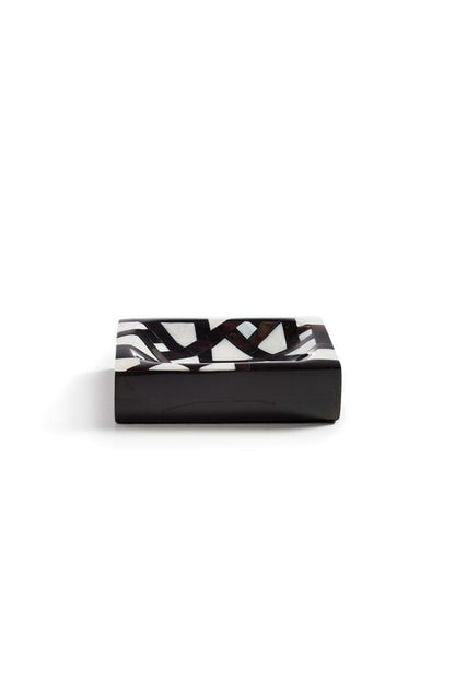 Buy Mindoro Soap Dish in Black & White Online Black & White Natori