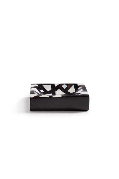 Buy Mindoro Soap Dish in Black & White Online Black & White Natori