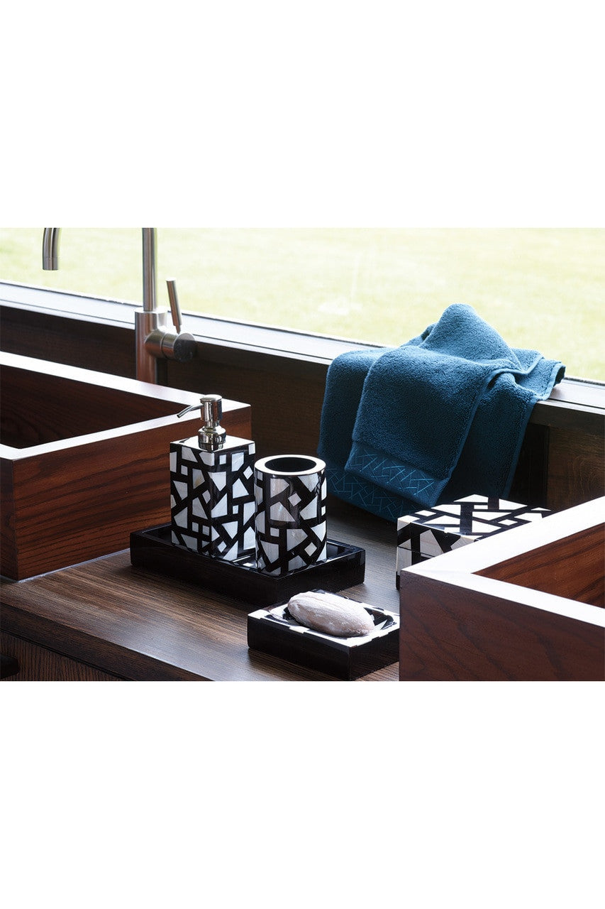 Buy Mindoro Soap Dish in Black & White Online Black & White Natori