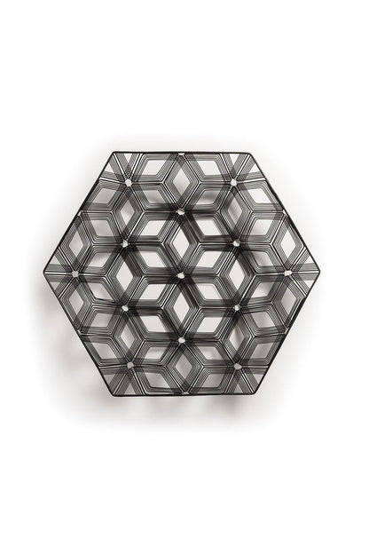 Buy Naga Hexagon Tray in Black Online Black Natori