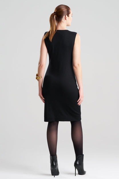 Layering Jersey Sleeveless Dress Black Natori