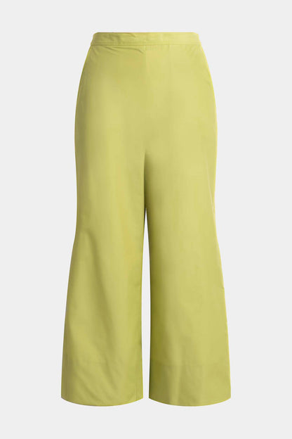 Techno Poplin Cropped Pants Pear Natori