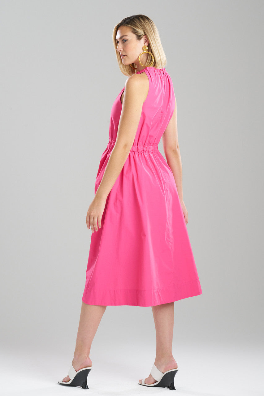 Buy Techno Poplin Dress in Electric Pink Online Electric Pink Natori