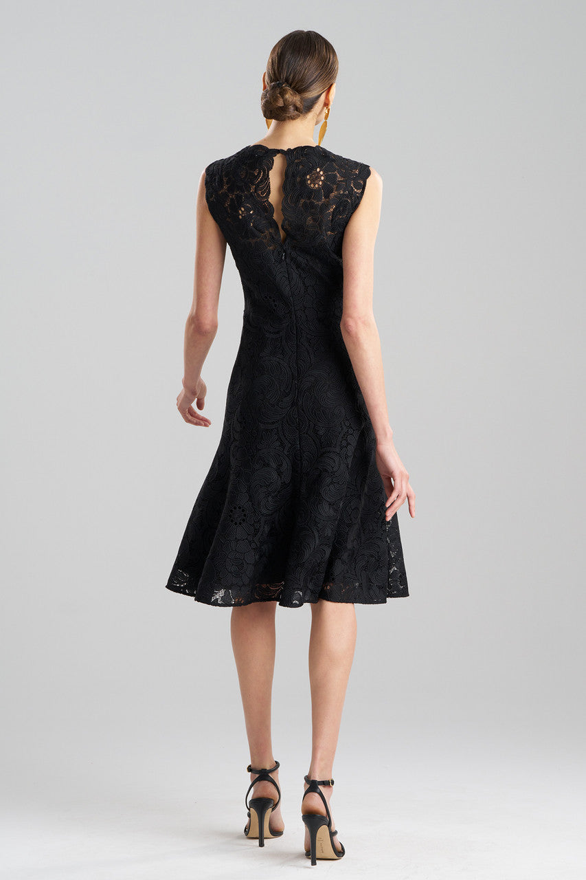 Buy Mantilla Lace Sleeveless Dress in Black Online Black Natori