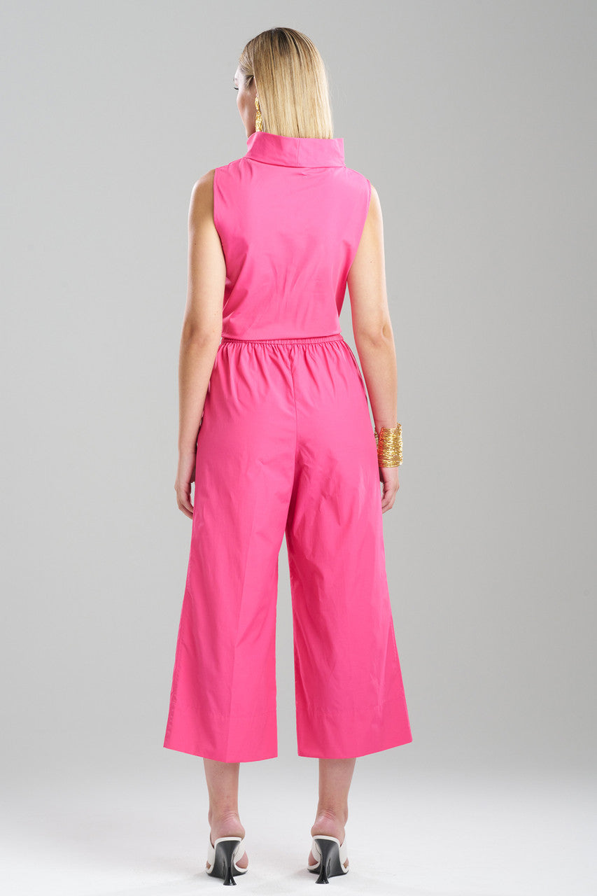 Buy Techno Poplin Cropped Pants in Electric Pink Online Electric Pink Natori