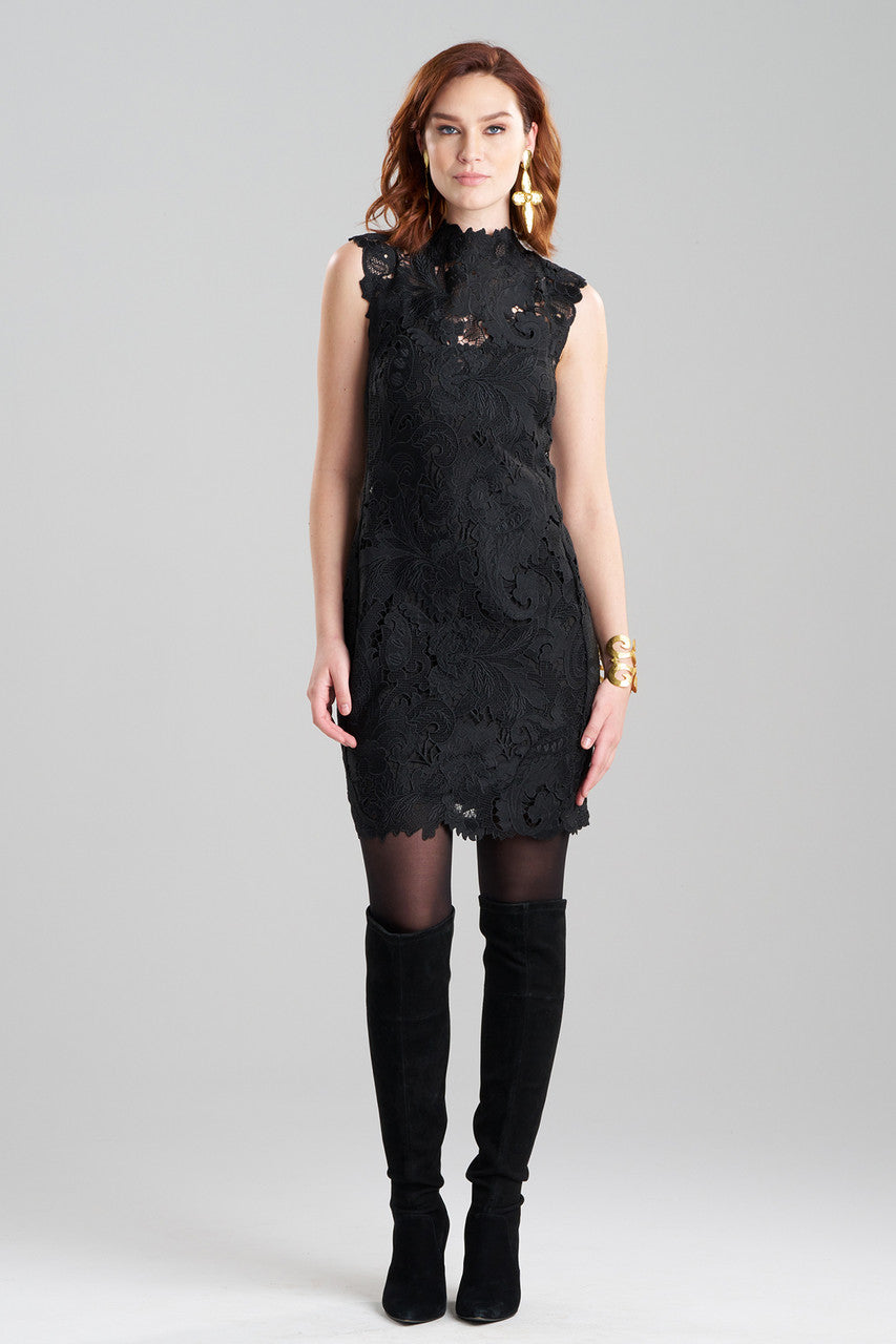 Buy Shinrin Lace Sheath Dress in Black Online Black Natori