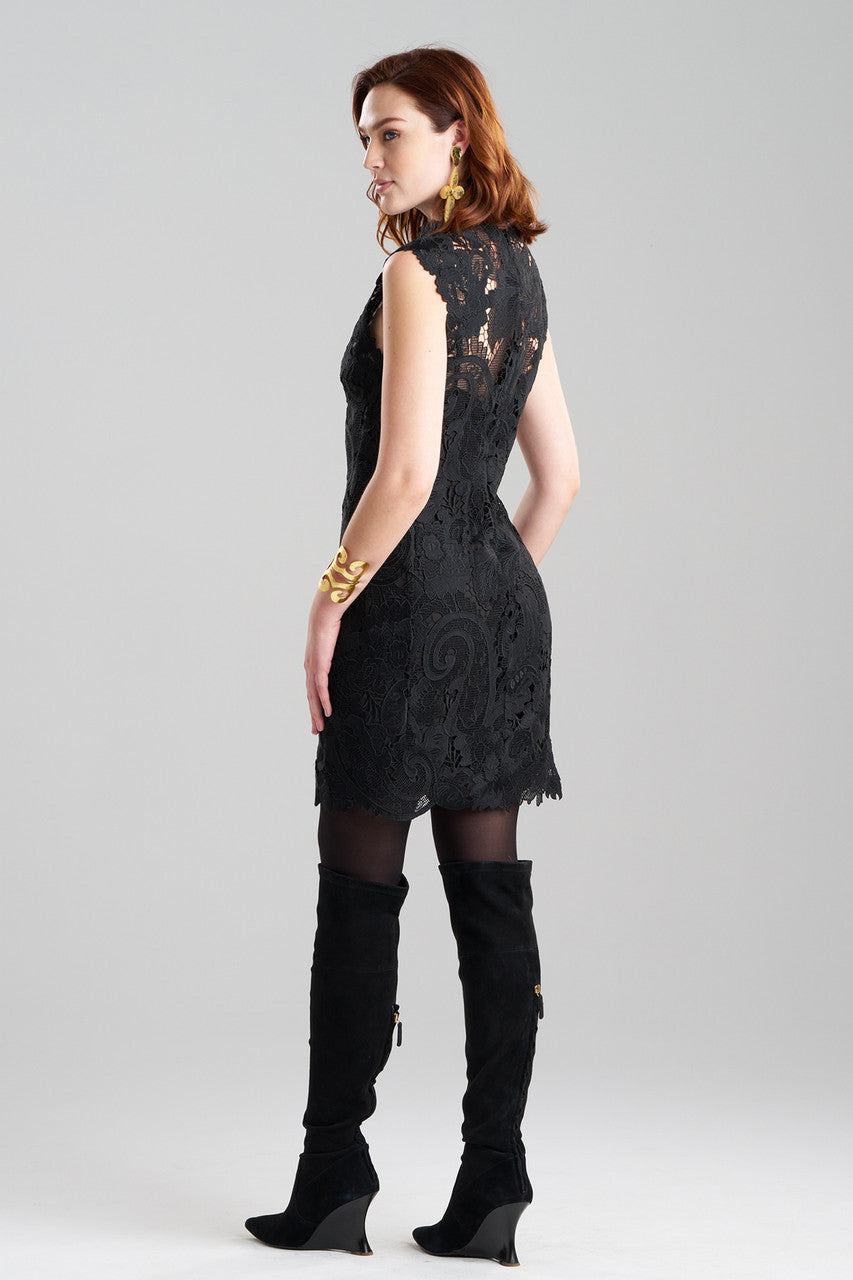Buy Shinrin Lace Sheath Dress in Black Online Black Natori