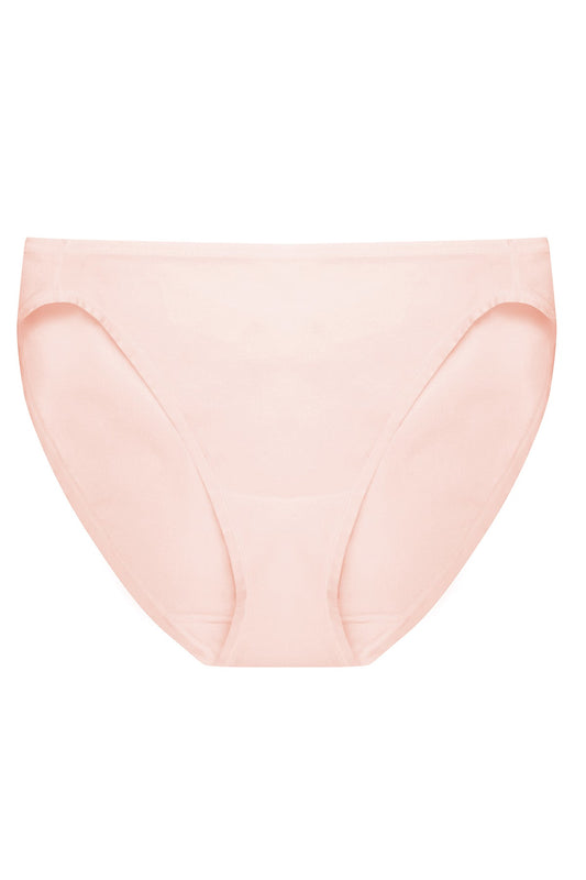 Bliss Bare Cotton Bikini Peach Whip Natori