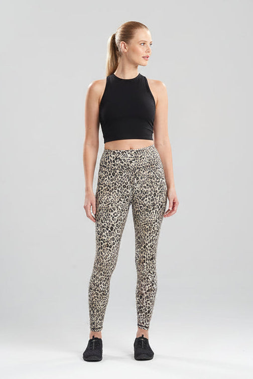 Buy Getaway Jacquard Leggings in Natural Black Online Natural Black Natori
