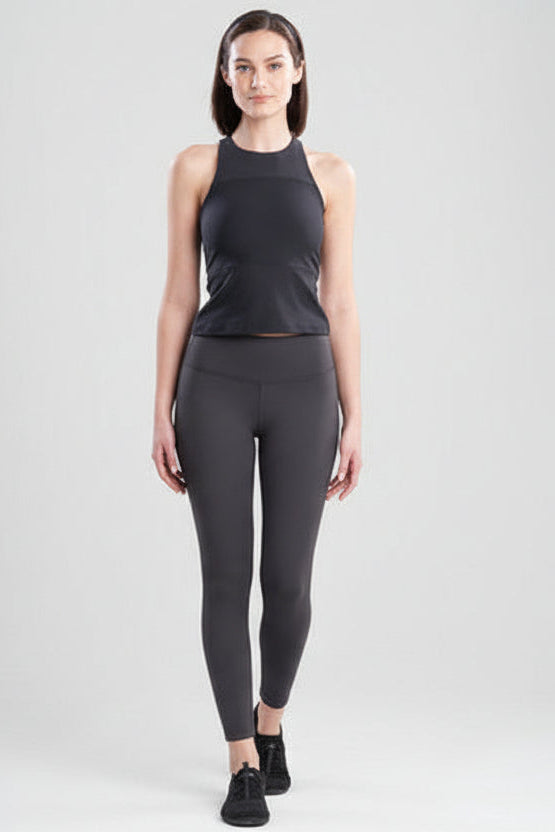 Buy Solstice Halter Tank in Black Online Black Natori