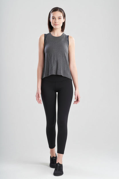Buy Layering Elements High Low Tank in Anthracite Online Anthracite Natori